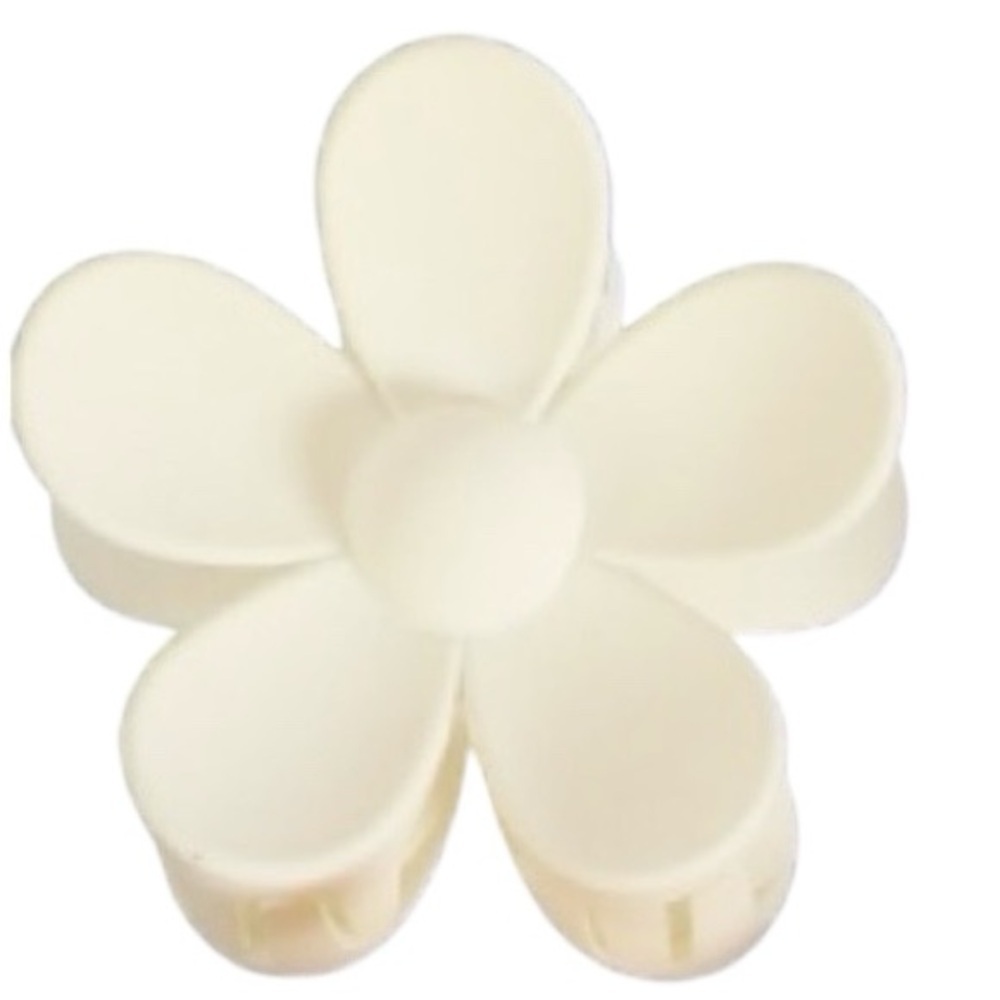 Pastel Daisy Flower Hair Clip | Cream | Floral Claw Clip